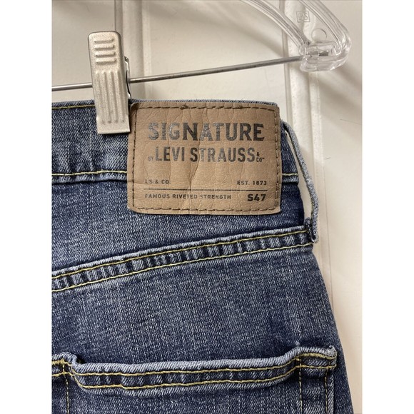 Levis Jeans Mens Size 28x30 Blue S47 Straight Regular Taper Casual Everyday - Picture 11 of 12